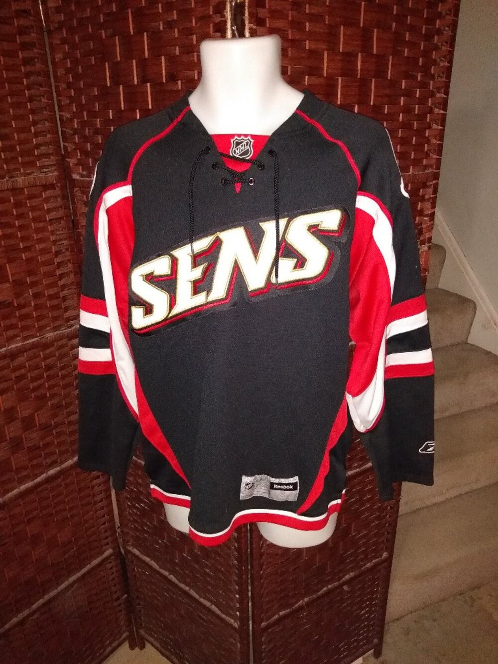 Reebok Ottawa Senators Hockey Jersey Adult Small Alternate Sens NHL